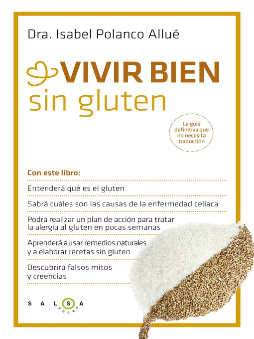 Title details for Vivir bien sin gluten by Isabel Polanco - Wait list